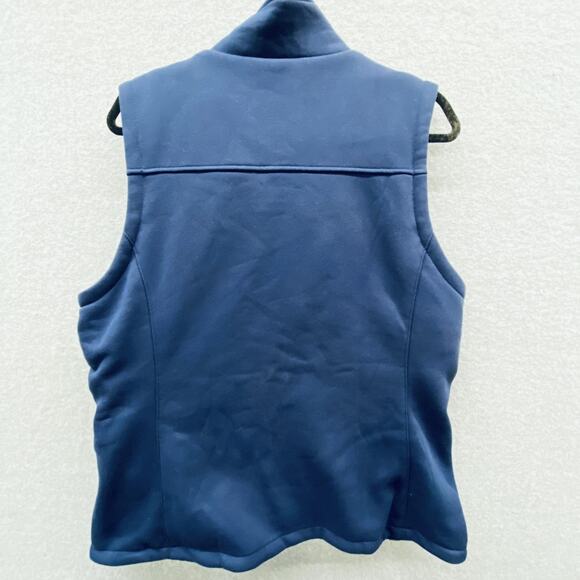 ORORO Heated Vest Womens Large Navy Blue Fleece Lined Battery w USB-C Power Bank - Picture 7 of 13